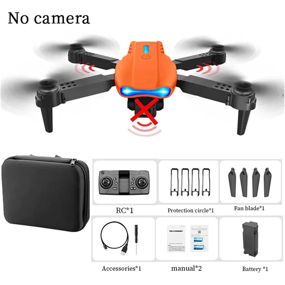 Trade Shop - Drone Pieghevole Con Fotocamera 1080p Telecomando Smartphone Wifi 2.4ghz Q-fa98 -