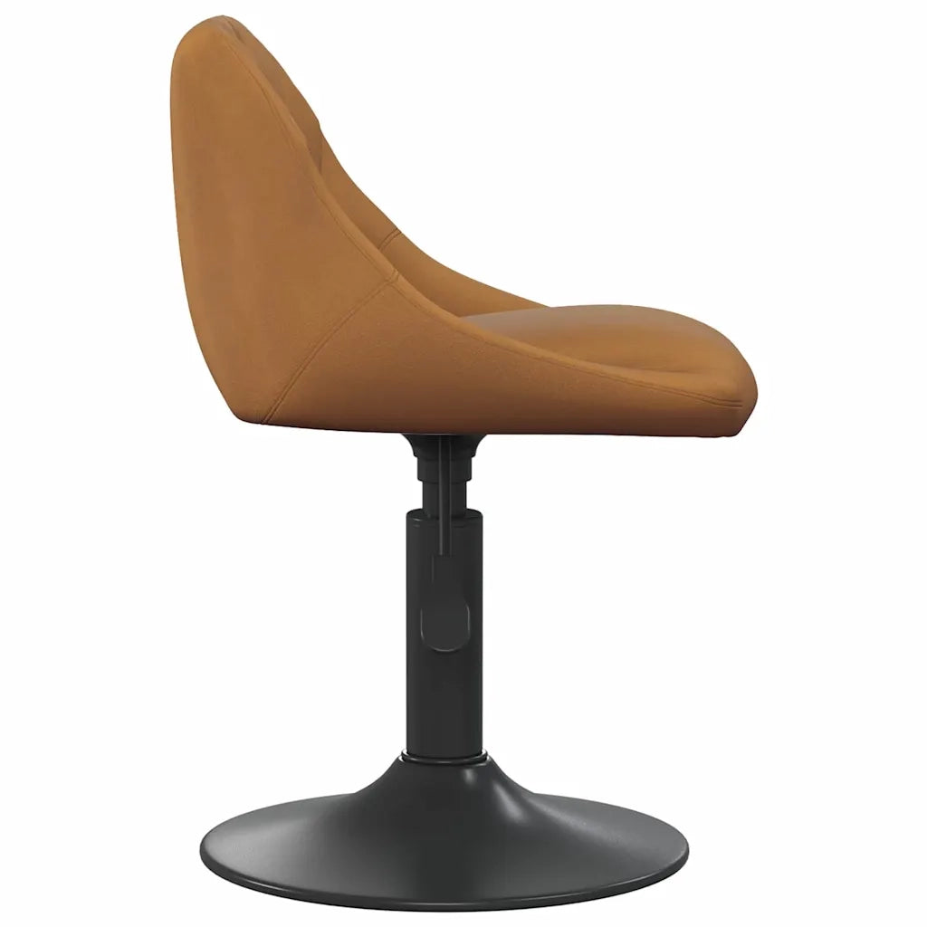 Sedie da Pranzo Girevoli 2 pcs Marrone 46 x 44 x 77,5 cm