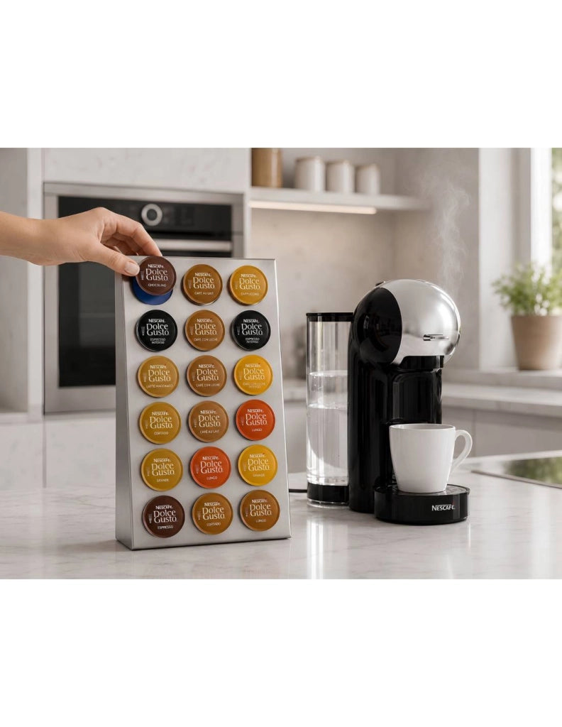 Porta capsule compatibile con Dolce Gusto® in inox KAPSULAS