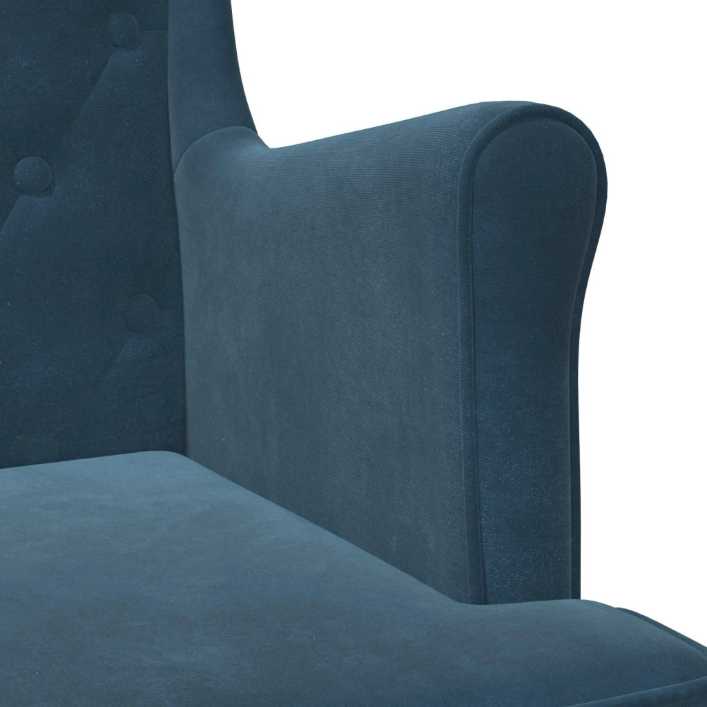 Poltrona Blu Velluto 42029934