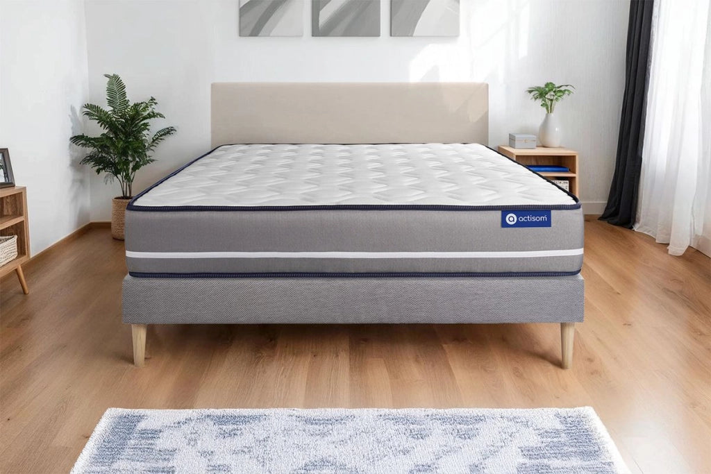 Kit rete e materasso Actimemo pur 130x190cm - Spessore : 20cm- memory foam - rigido