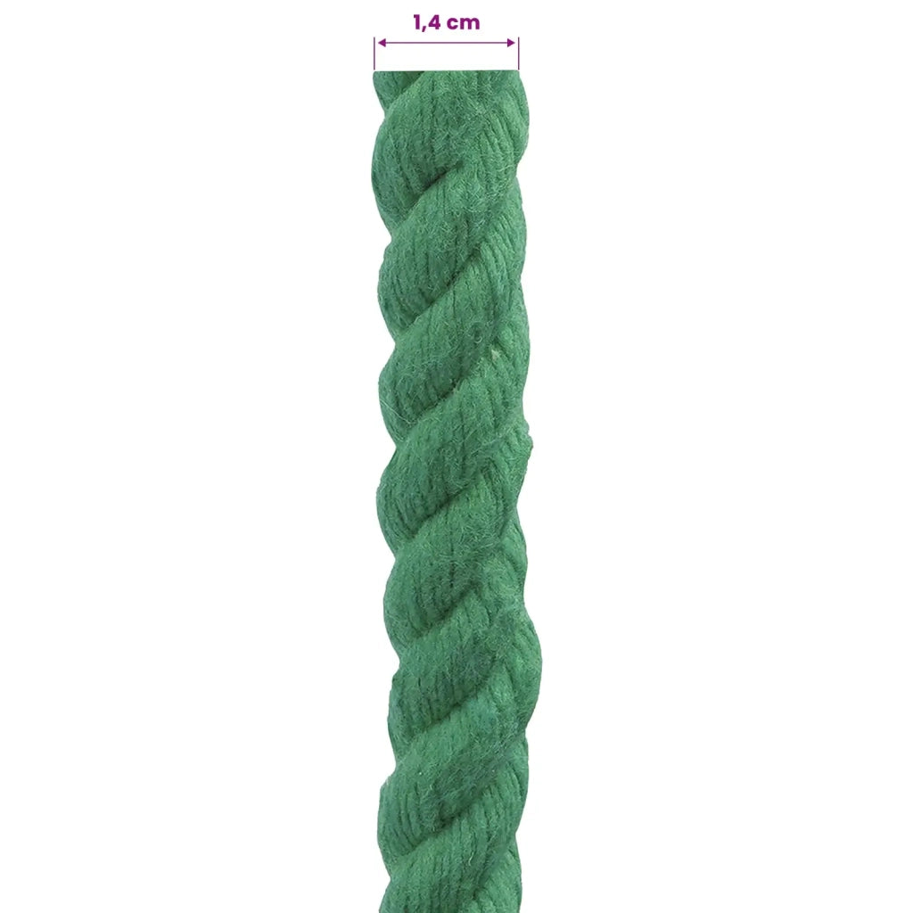 Corda Verde 1,4 x 1,4 x 10000 cm Cotone 42011966