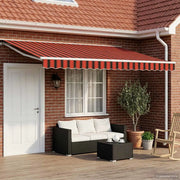 Cornice per Tenda Manuale con LED 4 × 3,5 m 3420633