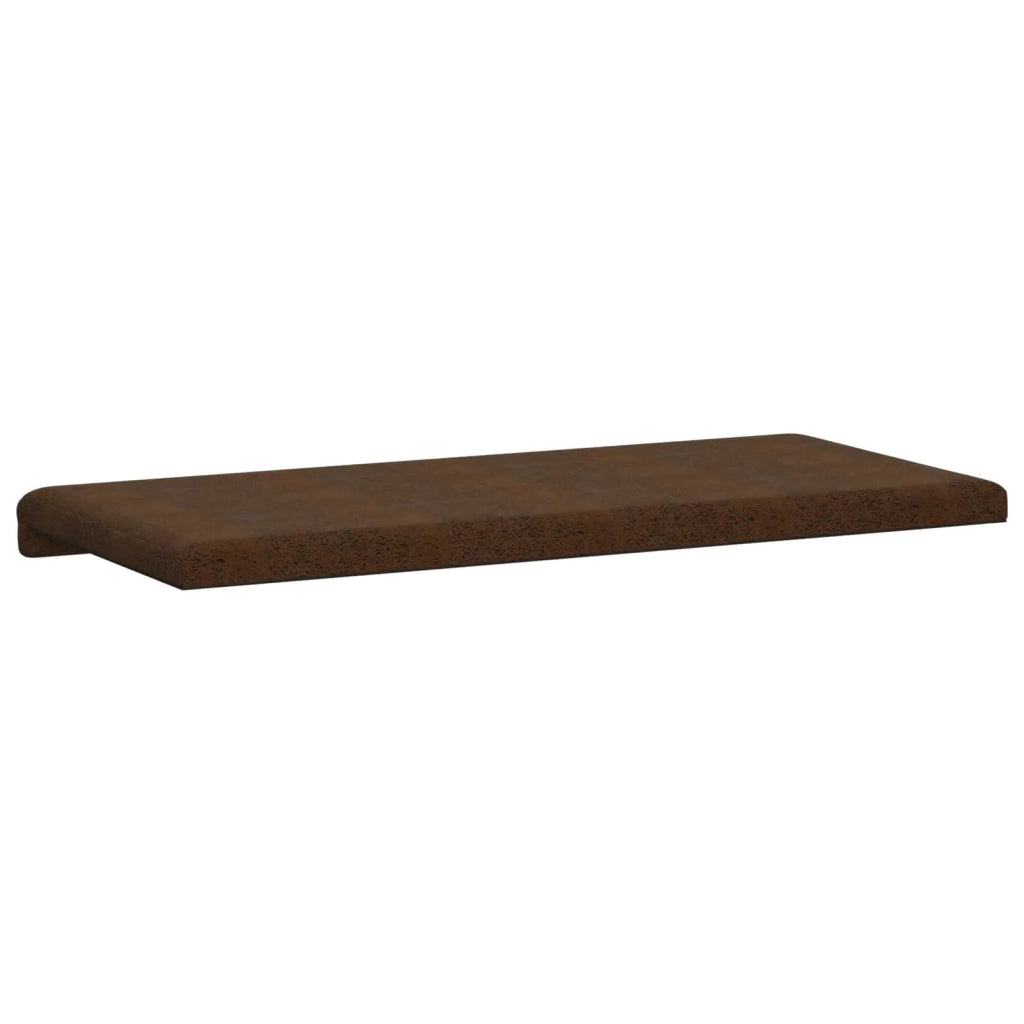 Cuscino per panchina Tessuto scamosciato sintetico Marrone 42043278