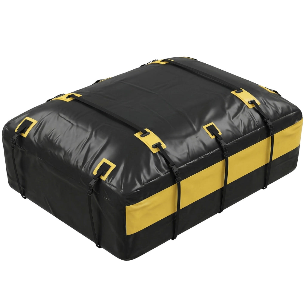 Portabagagli da Tetto 595 Litri Impermeabile, Borsa per Auto, Giallo