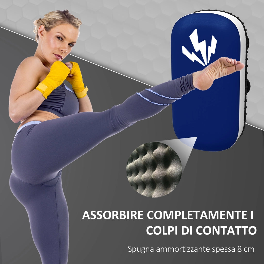 Pao da boxe imbottito per braccio ¨C Minimal ¨C blu 38x20x18 cm