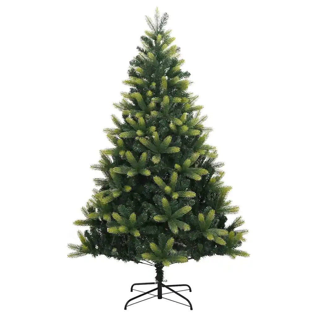 Albero di Natale Artificiale Pieghevole 150 LED Verde 120 cm 3395980