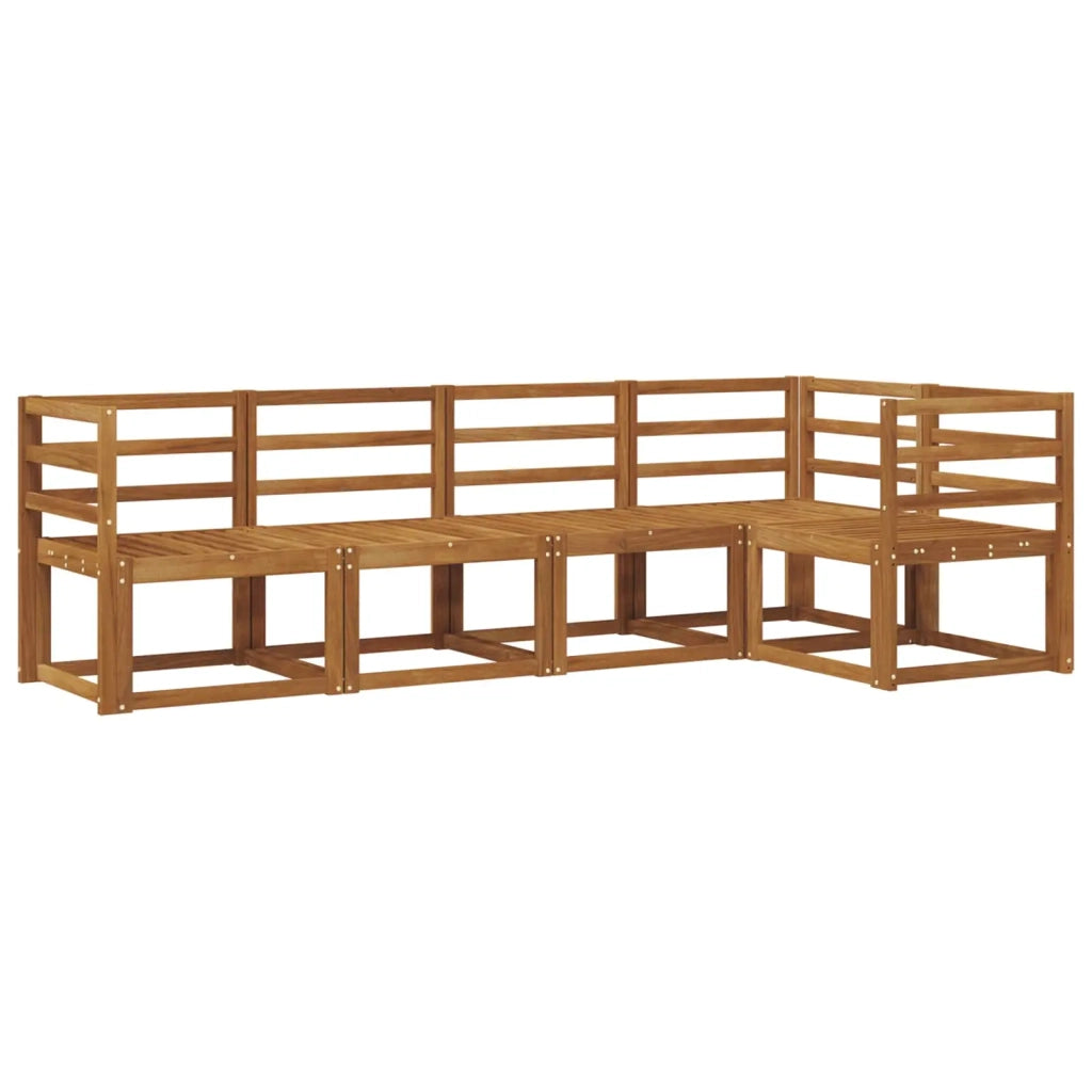 Set di divani da esterno 5 pcs Naturale
