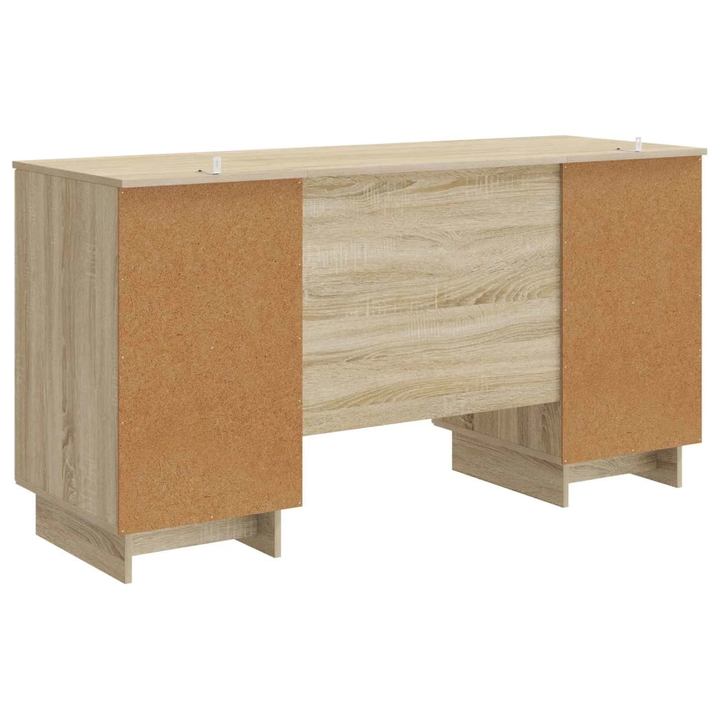 Scrivania Rovere Sonoma Legno ingegnerizzato 142,5 x 50 x 75 cm 3414569