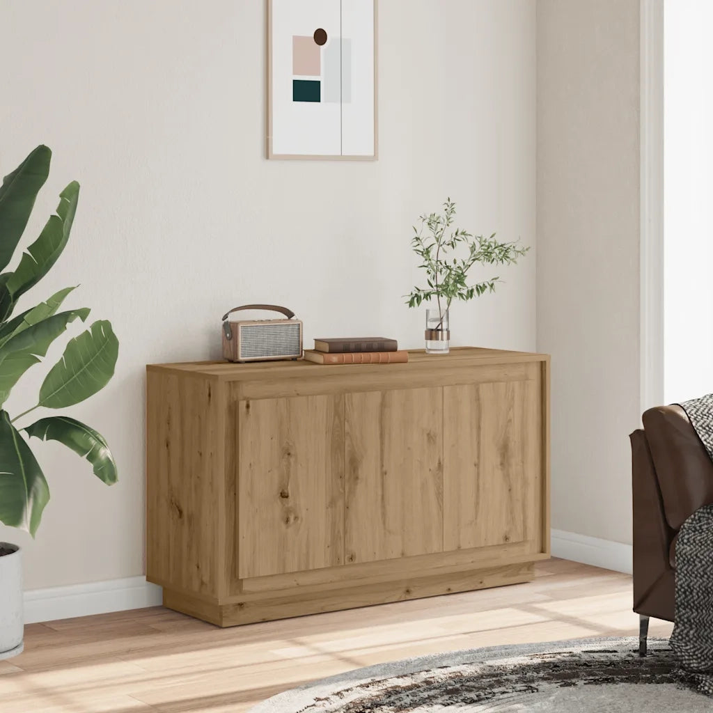 Credenza | Madia | Buffet da pranzo | Armadio da pranzo Artisan Rovere 102x35x55 cm Legno ingegnerizzato