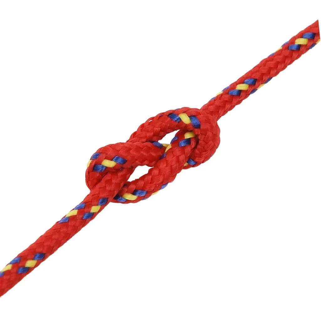 Corda | Fune per barca Rossa 4 mm 100 m in Polipropilene