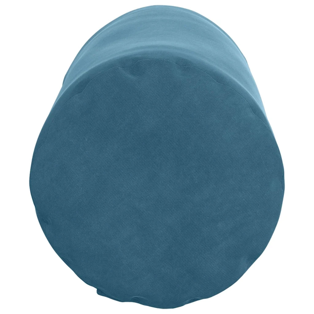 Cuscini a rullo 2 pz | Cuscini per sedie Blu ? 15 x 40 cm Tessuto in Cords