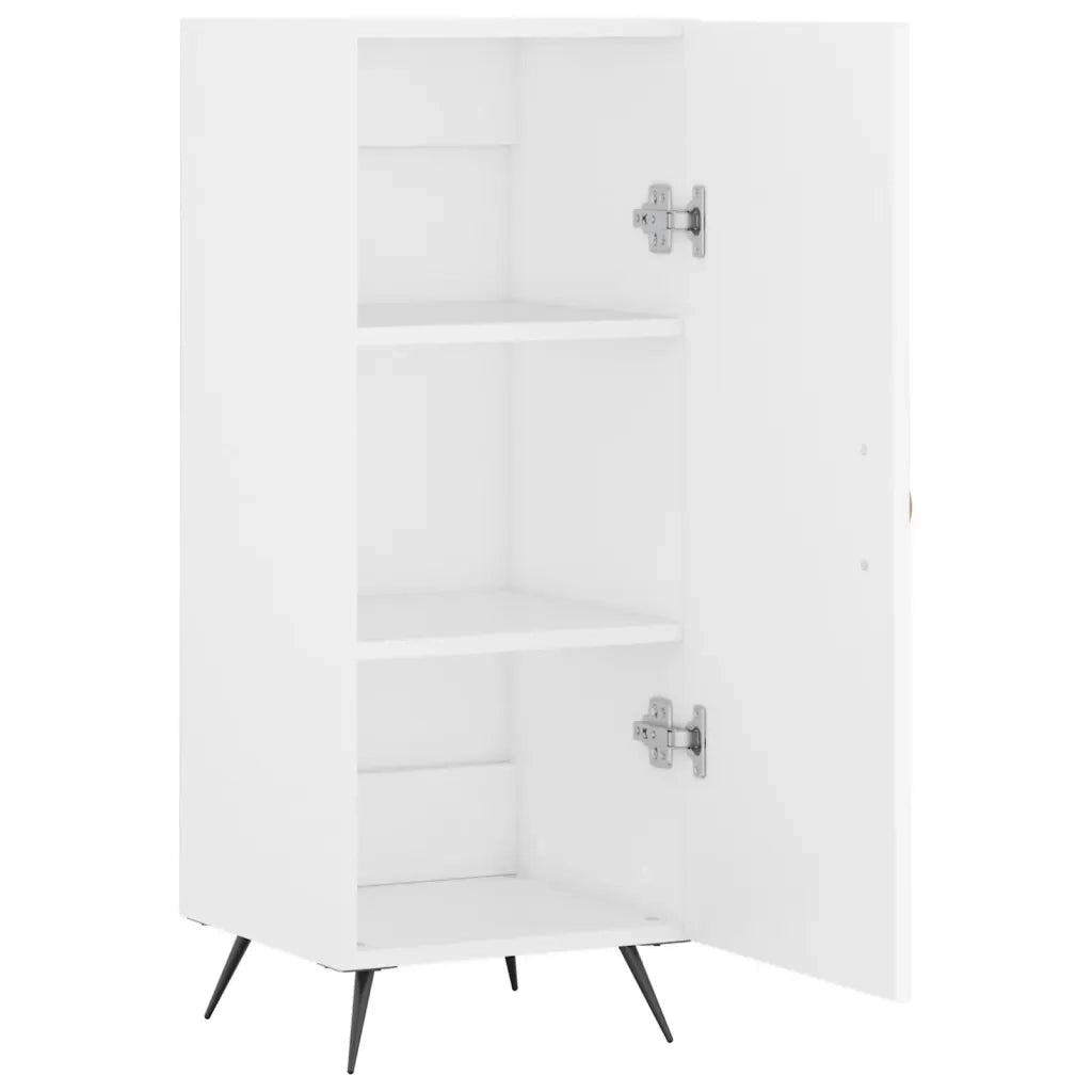 Credenza | Madia | Buffet da pranzo | Armadio da pranzo Bianca 34,5x34x90 cm in Legno Multistrato