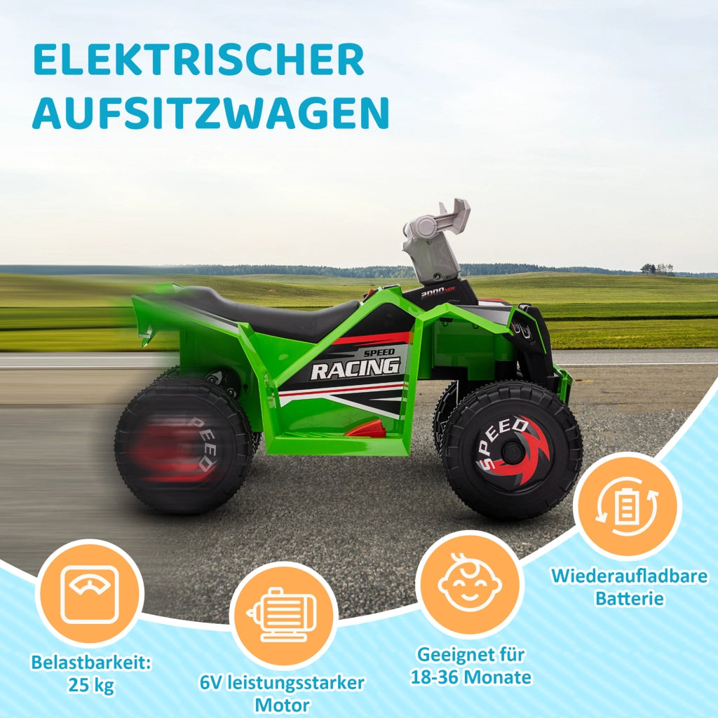 Quad elettrico per bambini ¨C zephmum ¨C Verde