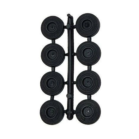 SOTTOSEDIA Ø 25 mm - Nero - blister 8 pezzi - 12 confezioni