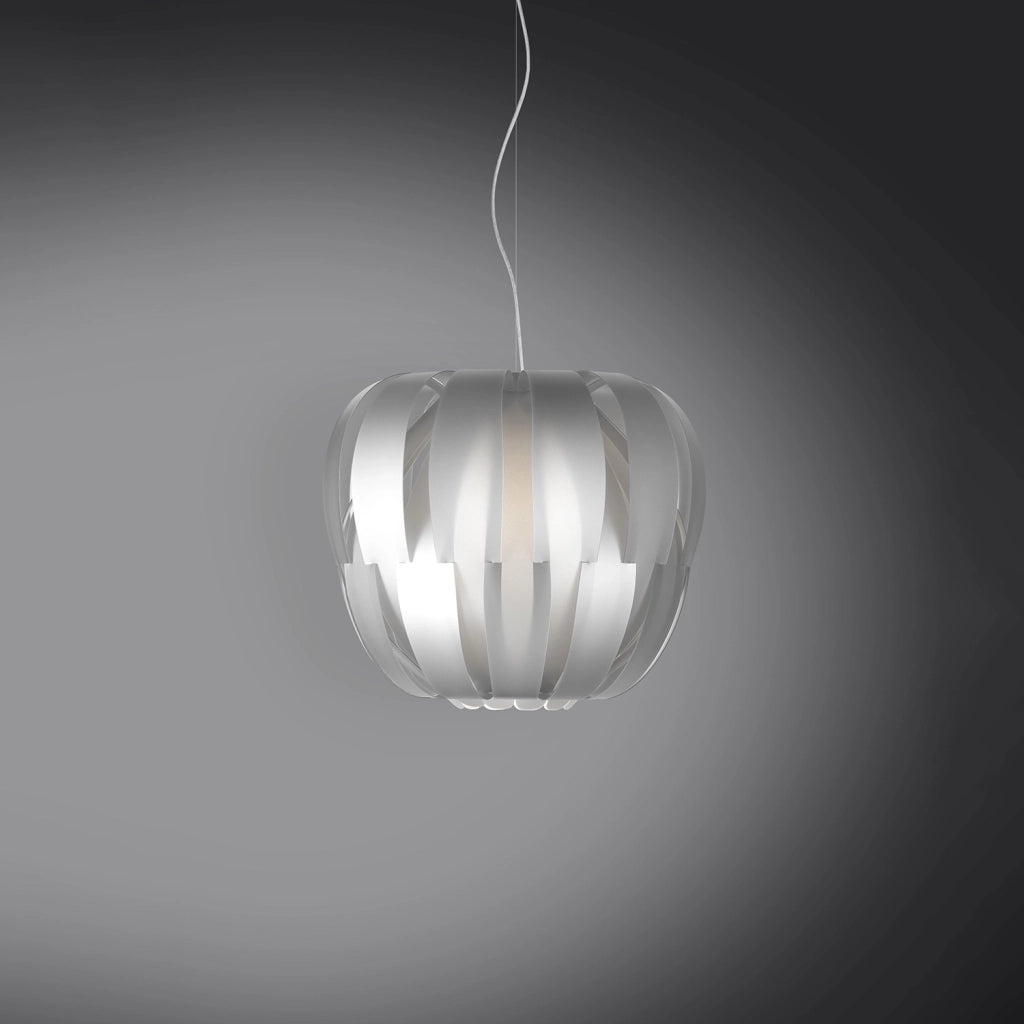Sospensione Da Esterno Moderna Queen Polilux ® Argento 1 Luce E27