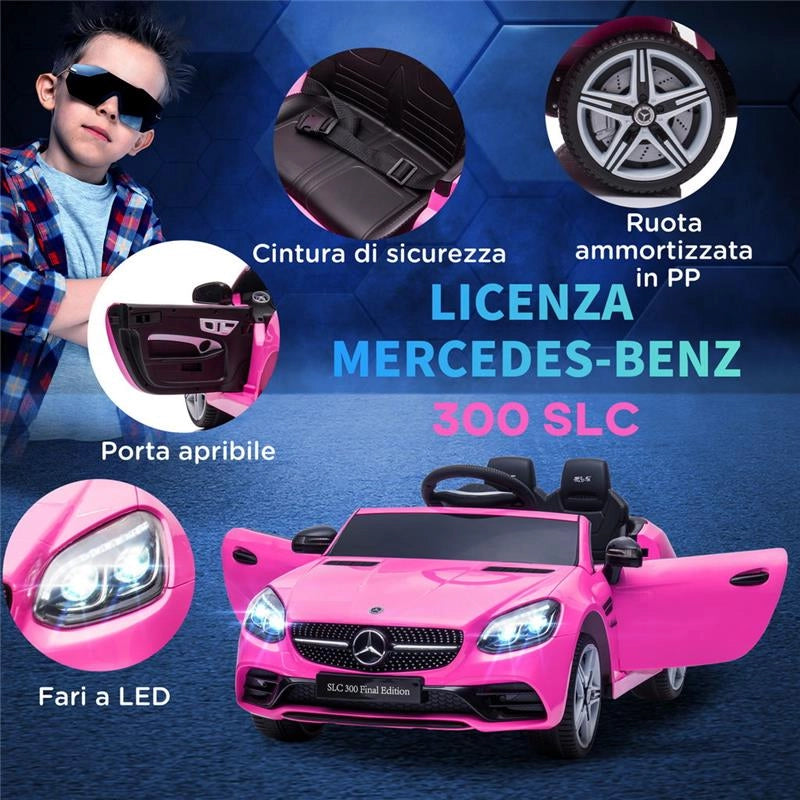 MACCHINA ELETTRICA PER BAMBINI 3-6 ANNI CON LUCI LED EFFETTI SONORI E TELECOMANDO