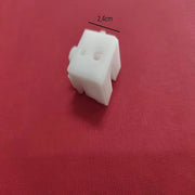 Supporto da 2,2cm a Parete/Soffitto per Tende e Binari, Nylon Bianco - Made in Italy 🇮🇹