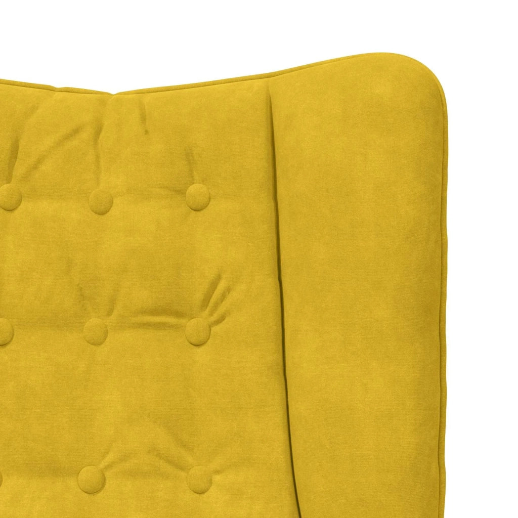 poltrona Giallo 63 x 67 x 94 cm Velluto 42001821