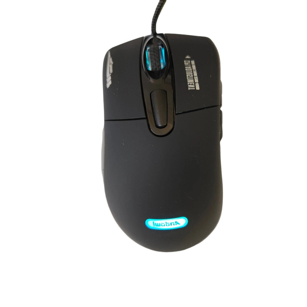Trade Shop - Mouse Gaming Led Per Pc Notebook Laptop Dpi Regolabile Filo Usb Ottico Q-t144 -
