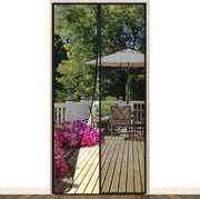Veloce tessuto per porte - molto fine - 70 x 200 cm - chiusura magnetica automatica - repellente insetti