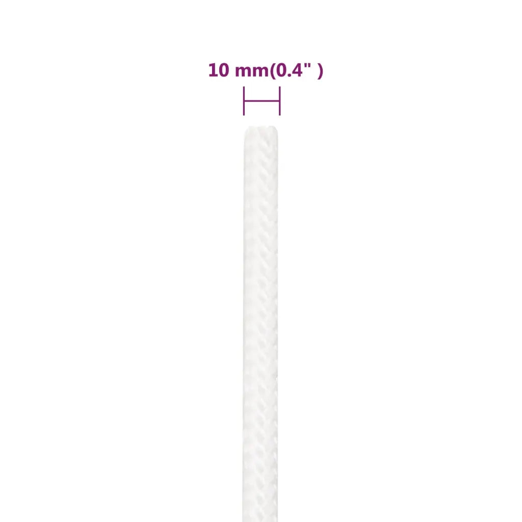 Corda per barca Completamente Bianca 10 mm 50 m in Polipropilene 152560