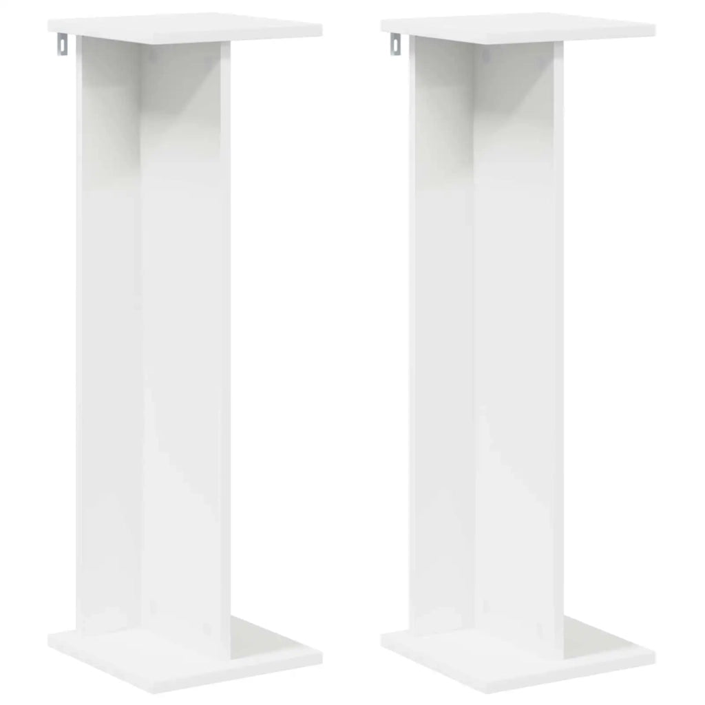 Supporto per piante 2 pz Bianco 25 x 25,5 x 80,5 cm 899643