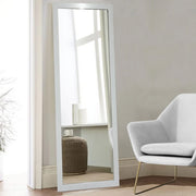 Carimate, Specchio Forma Rettangolare, 40x105h cm Bianco