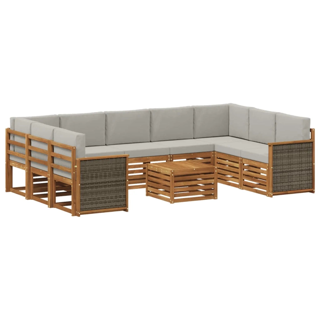 Set divani Legno di Acacia Massello 3384857