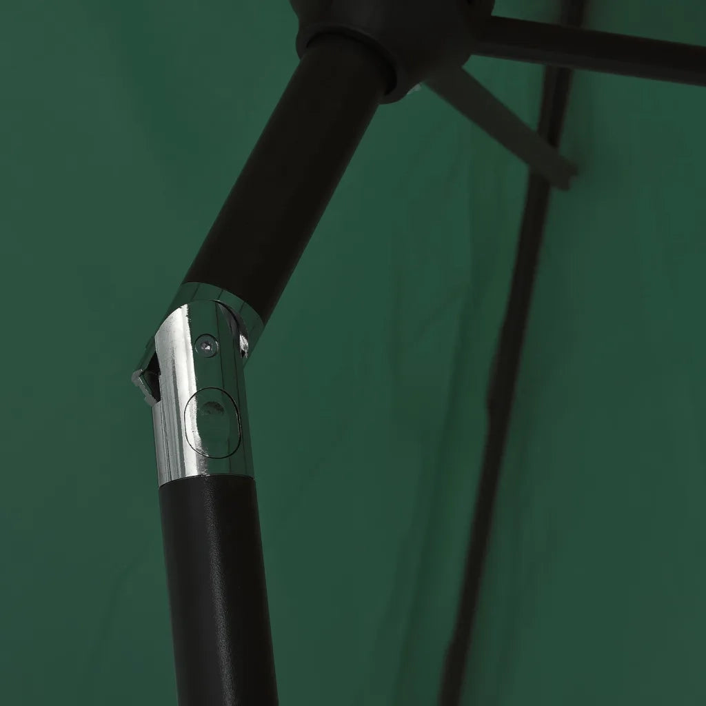 Ombrello | Parasolne Verde 200x224 cm in Alluminio
