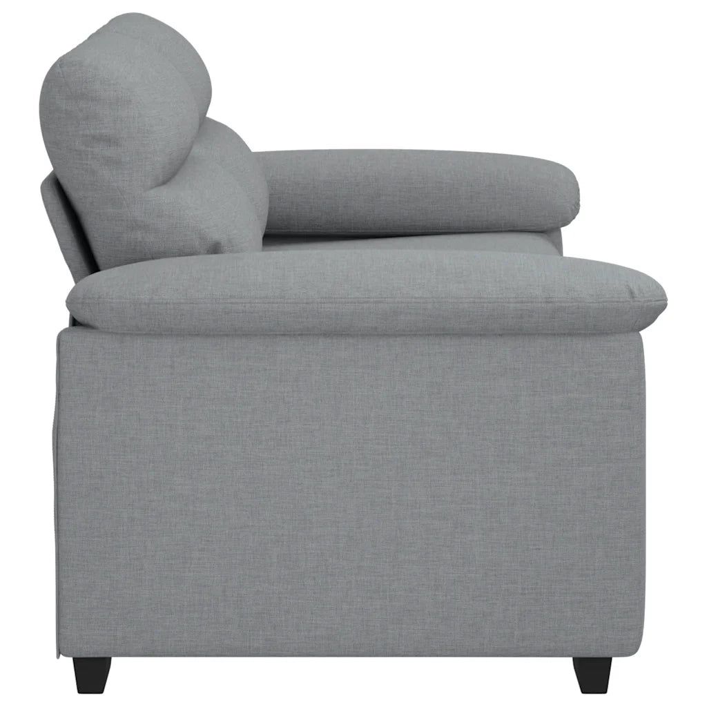 Divano a 2 Posti-Sofa 2 Posti Grigio Chiaro 120 cm in Tessuto 639445