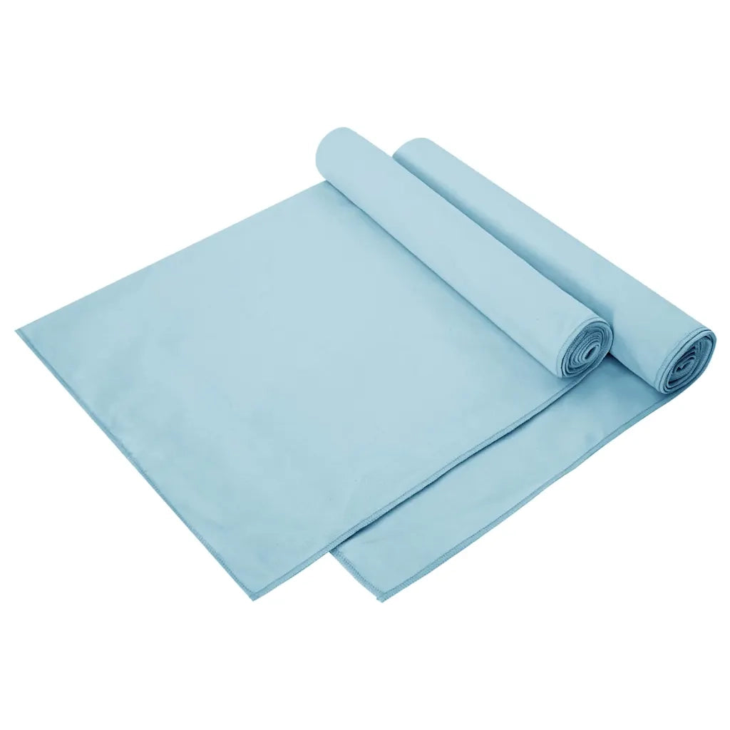 Asciugamani Sportivi 2 pz | Teli per bagno Blu 140 x 70 cm