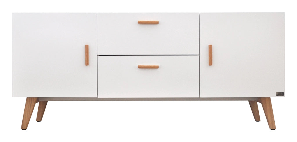 Credenza madia bianca in stile nordico bianco - NO08CR