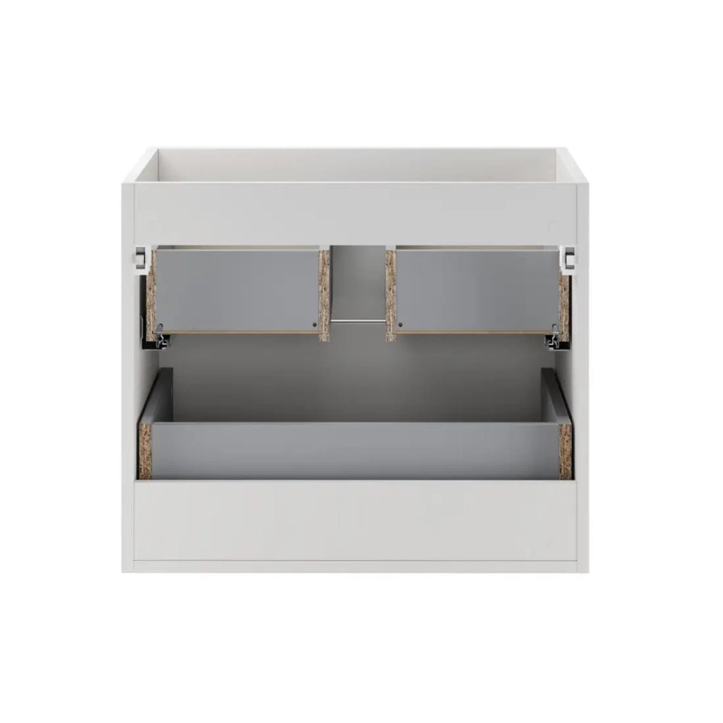 Mobile sottolavabo OSTER 60 cm bianco opaco sospeso con 2 cassetti