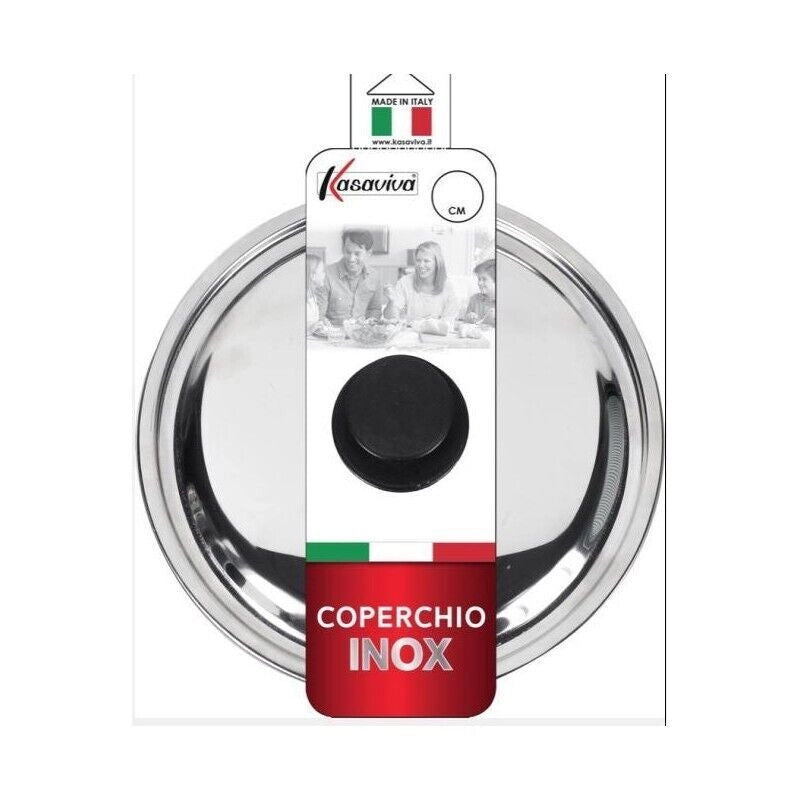 COPERCHIO INOX 34 CM BOMBATO