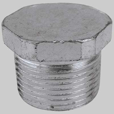 TAPPO MASCHIO ESAGONALE ACCIAIO  1     MADE IN ITALY