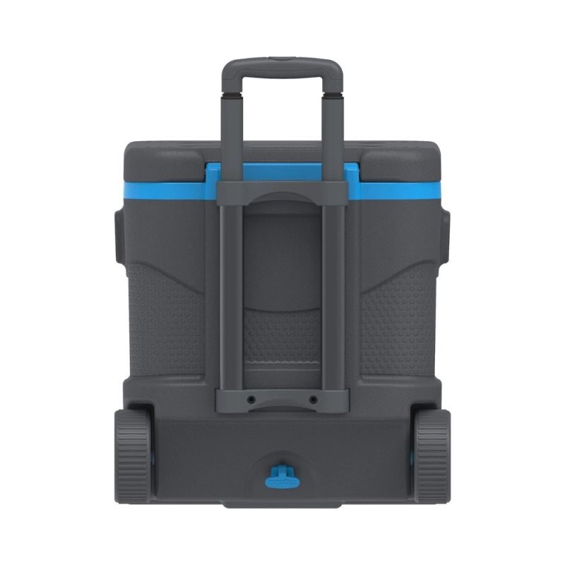 Ghiacciaia su Ruote Trolley Icebox Grigio e Blu 45L