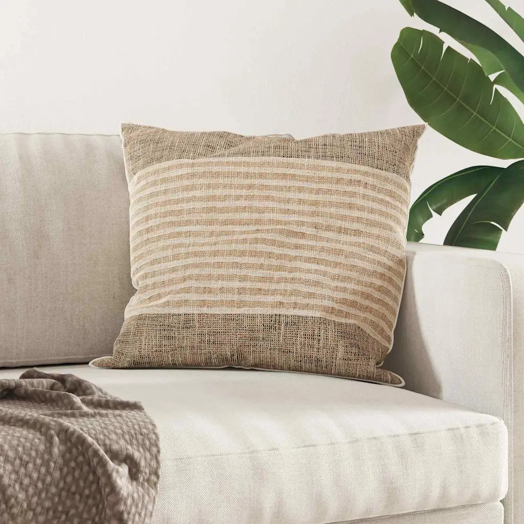 Cuscino con cuscino Bianco 81 x 81 x 40 cm Cotone e Poliestere 42007799