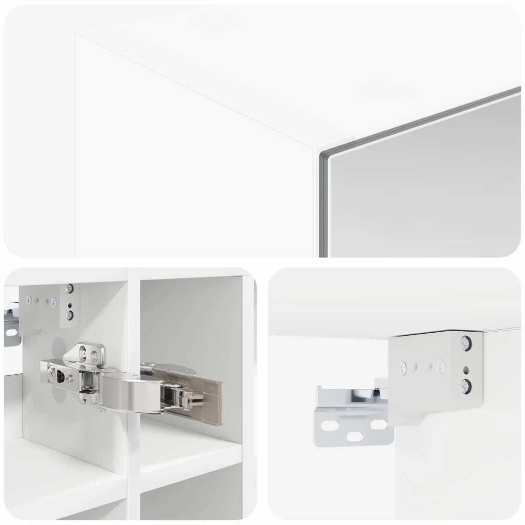 Mobiletto per specchio da bagno Bianco 60 x 14,5 x 50 cm 889071