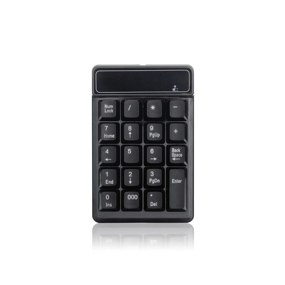Trade Shop - Tastierino Numerico Wireless 19 Tasti Con Ricevitore Bluetooth Usb Per Computer -