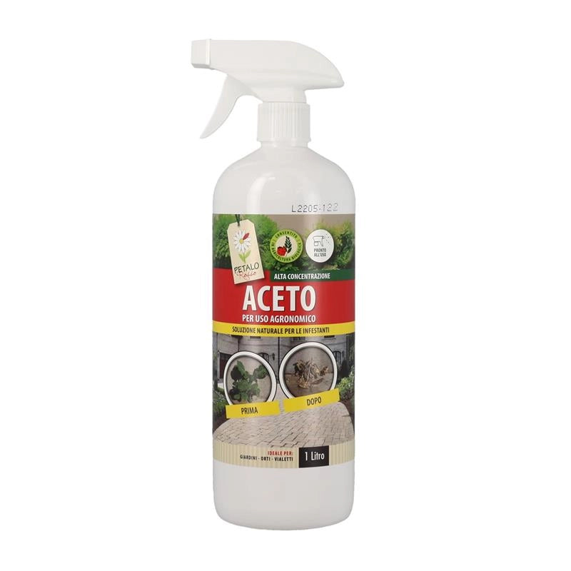 ACIDO ACETICO DISERBANTE PER USO ARGONOMICO PER ERBE INFESTANTI DA 1 LT