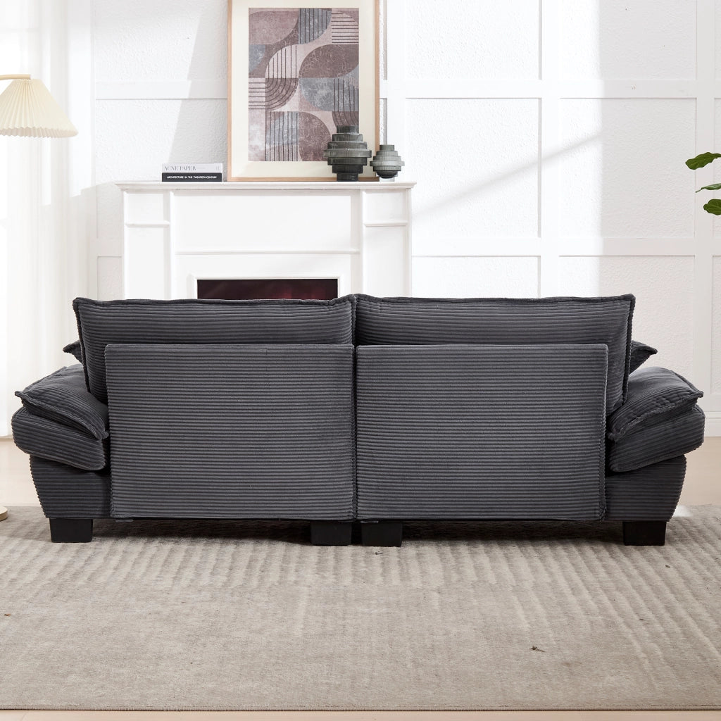 Divano Letto Doppio con Cuscino ¨C MINIMAL ¨C Grigio Scuro