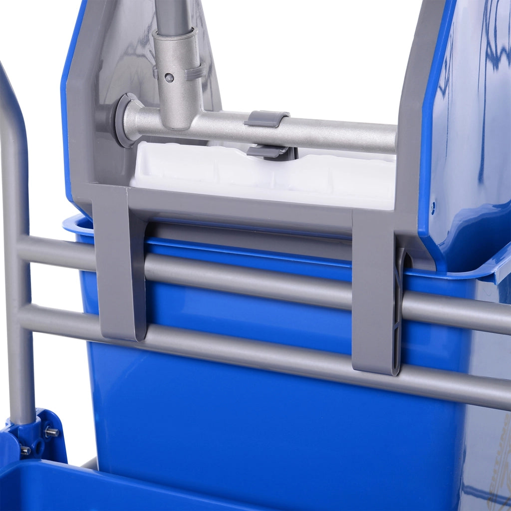 Carrello per Pulizia con Secchio ¨C Minimal ¨C Blu, Plastica, 25 L