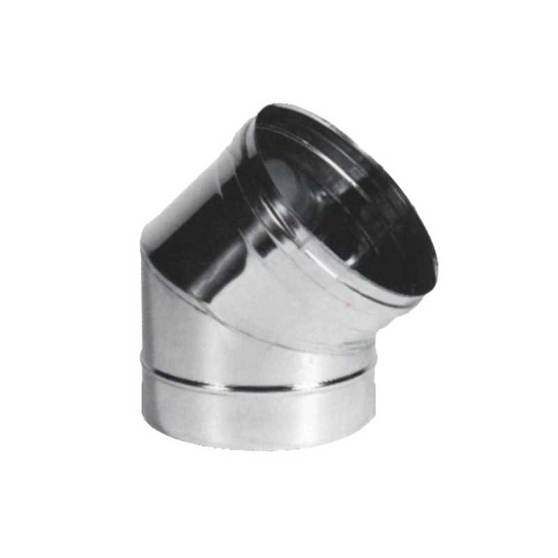 Gomito Inox Settori 45° 18 Maral
