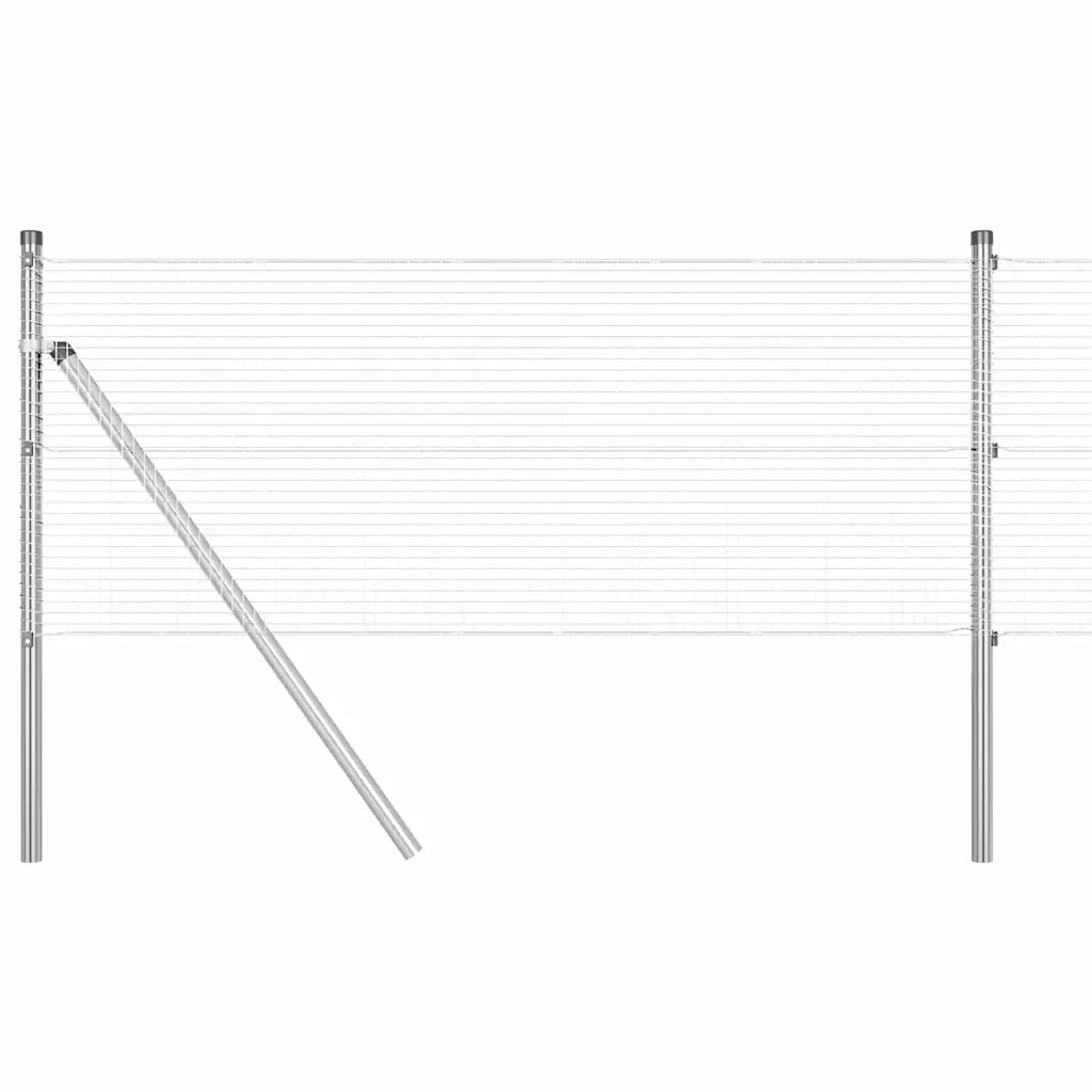 Palo della recinzione Argento 50 x 0,4 m (rete 16 x 16 mm)