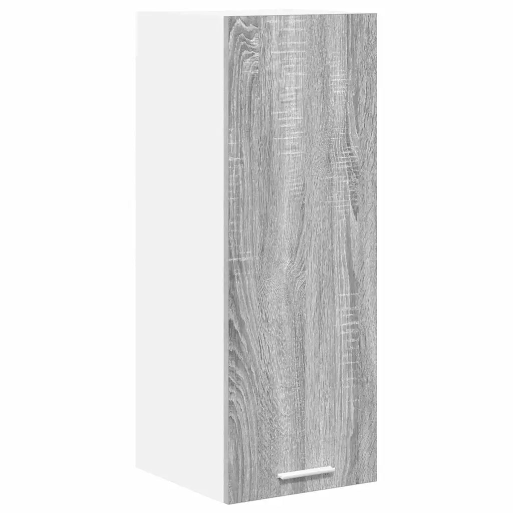 Armadio pensile 2 pcs Grigio Sonoma e Bianco 30 x 31 x 80 cm 884253