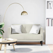 Divano Divanetto Crema 111 cm in Velluto 4100576