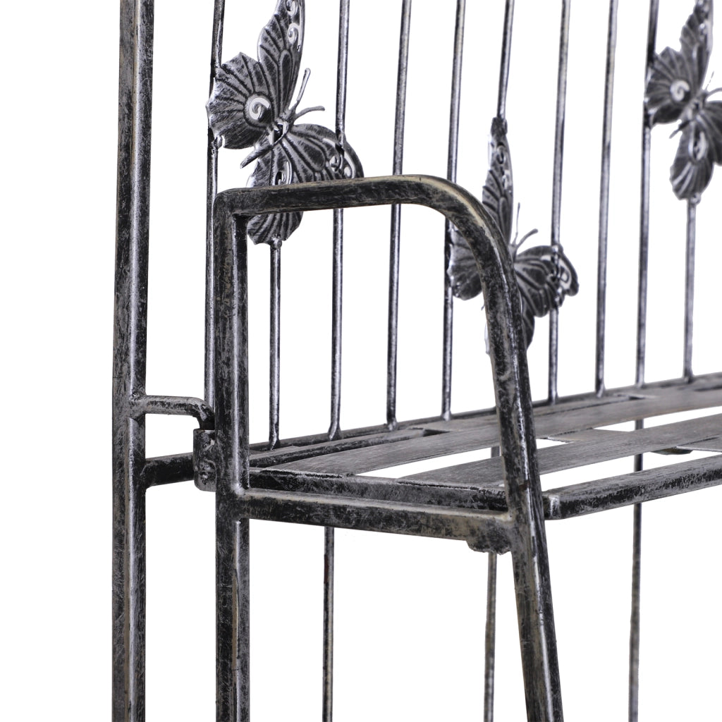 Scaffale Fioriera 3 Ripiani Pieghevole ¨C Xylo ¨C Argento Giardino Balcone