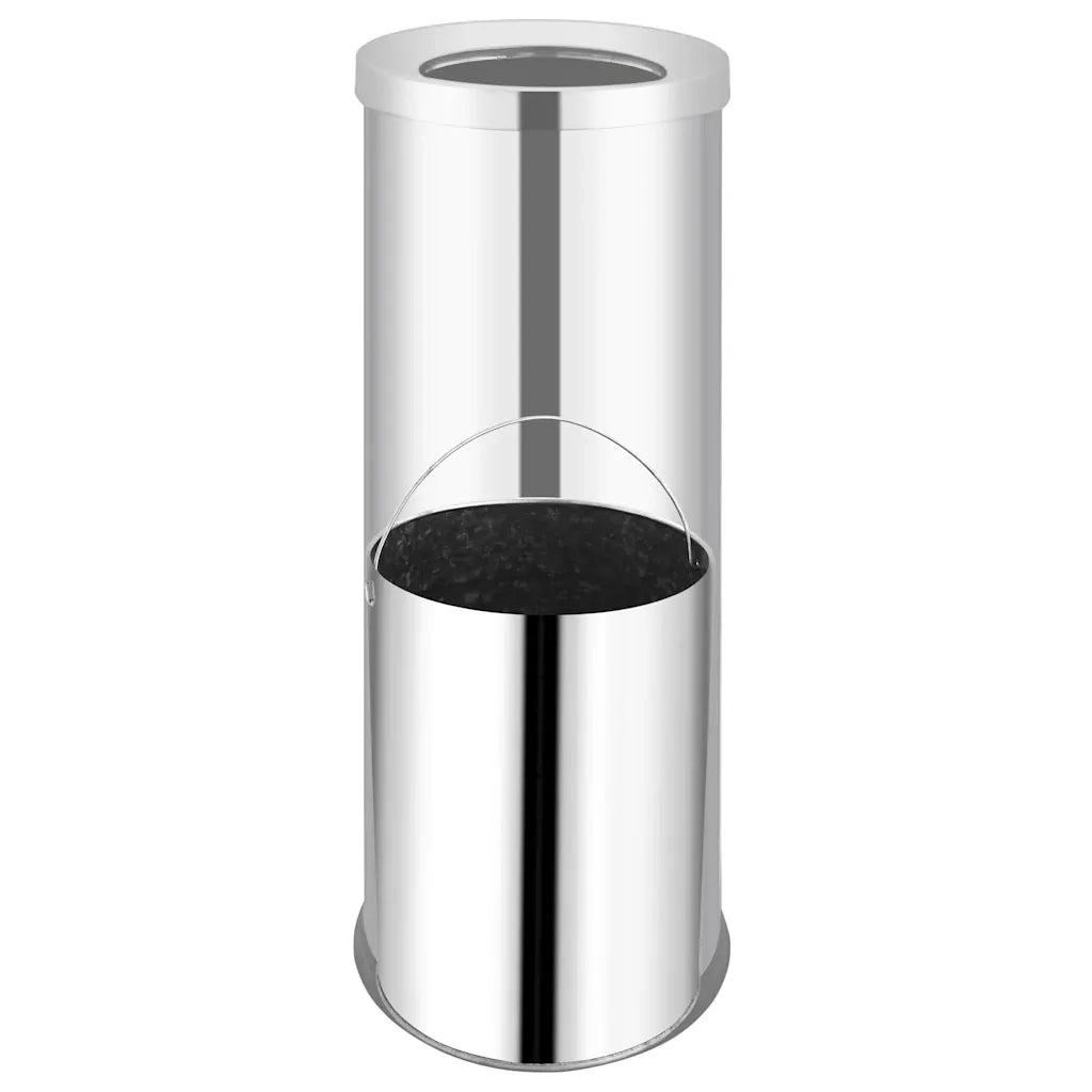 Pattumiera da Albergo 32 L in Acciaio Inox 51094