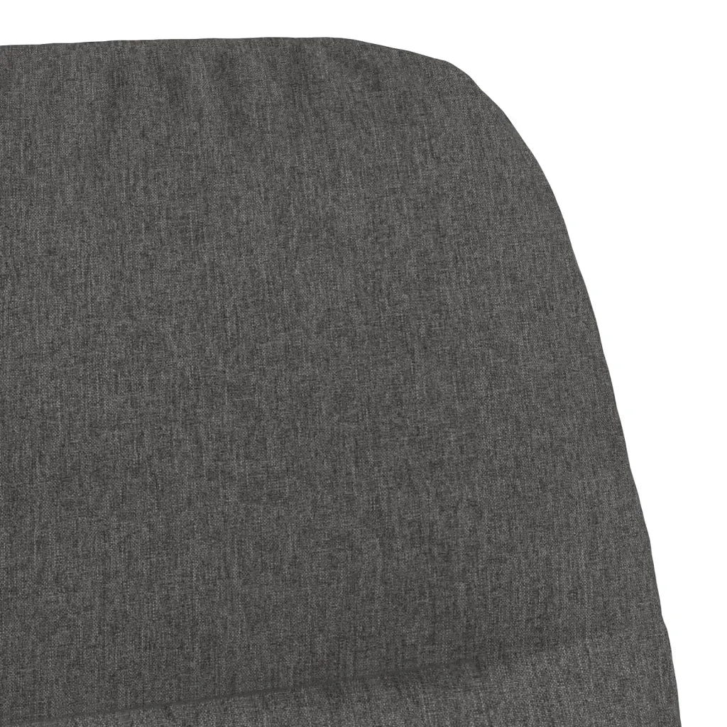 Poltrona Relax | Sedia Relax Grigio Scuro in Tessuto
